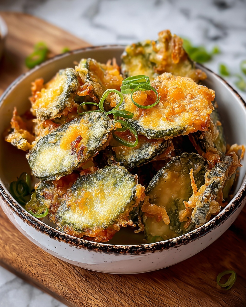 Cheesy Stuffed Fried Pickles Recipe - Recipe Image