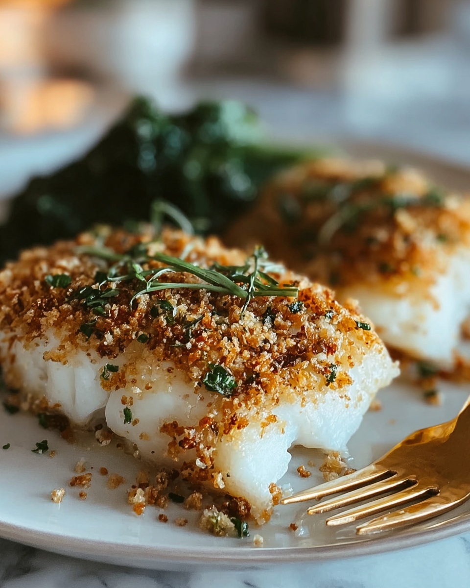 Baked Parmesan Crusted Cod Recipe - Recipe Image
