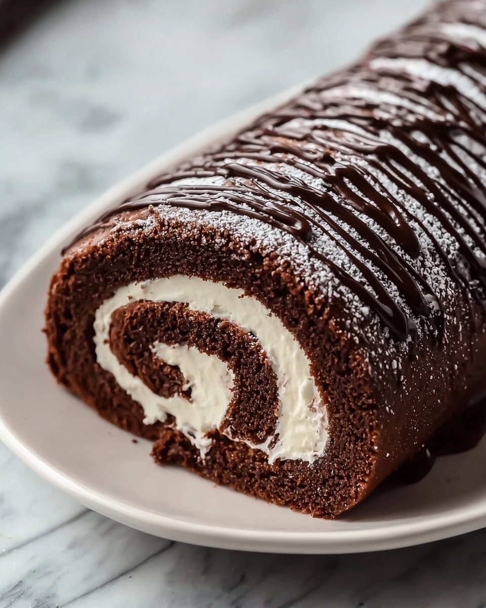 Choco Swiss Roll Delight Recipe - Recipe Image