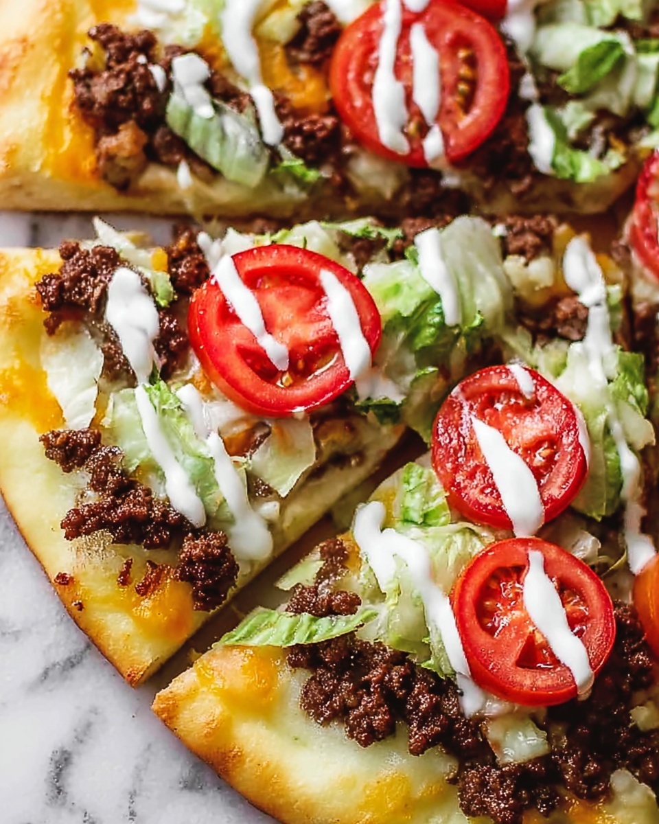 Taco Pizza Recipe - Recipe Image