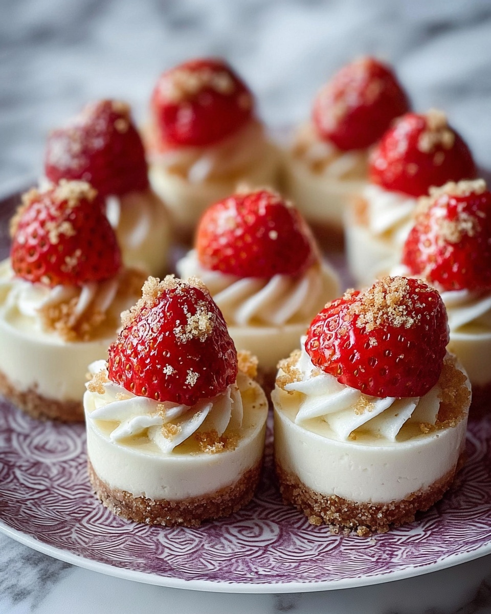 Cheesecake Deviled Strawberries Recipe - Recipe Image