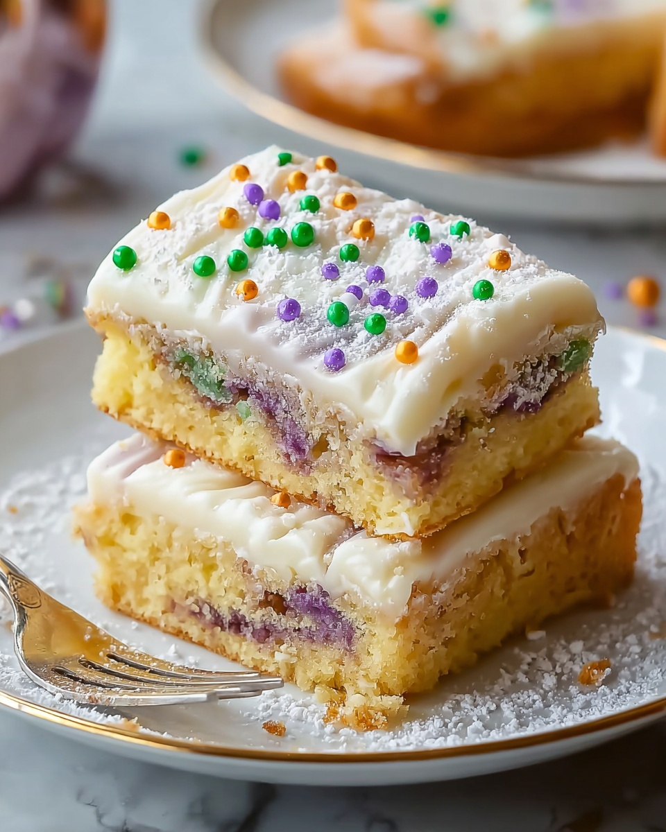 Authentic Mardi Gras King Cake Recipe - Recipe Image