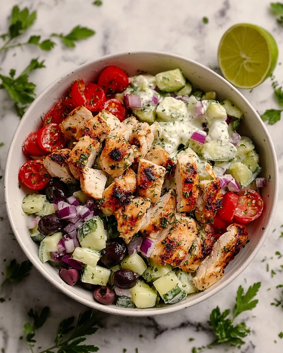Mediterranean Chicken Salad Recipe - Recipe Image