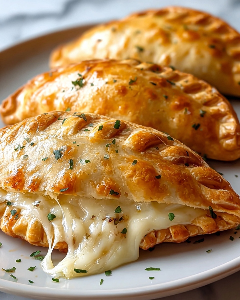 Chicken Alfredo Air Fryer Calzones Recipe - Recipe Image