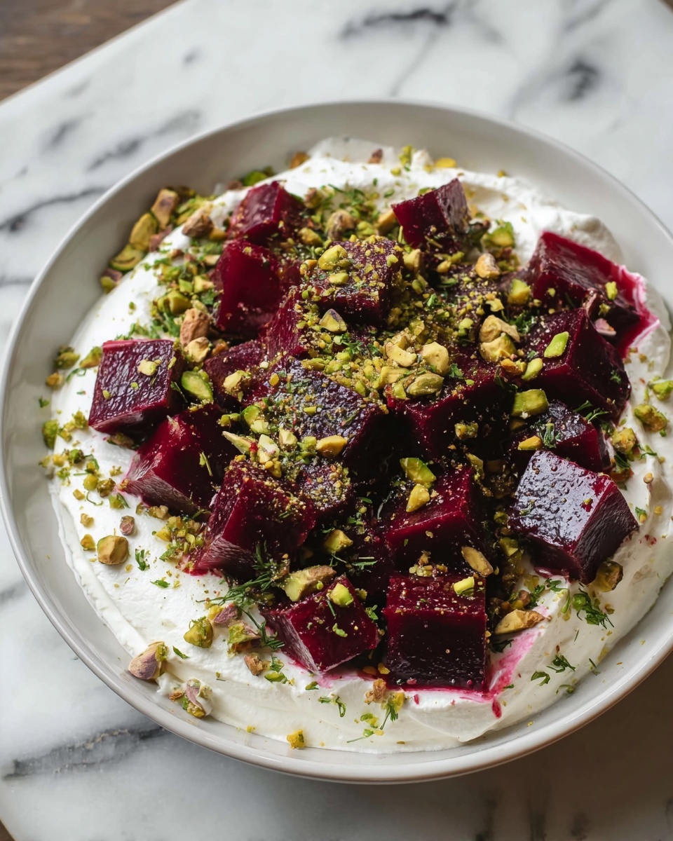 Whipped Feta with Roasted Beets & Pistachios Recipe - Recipe Image