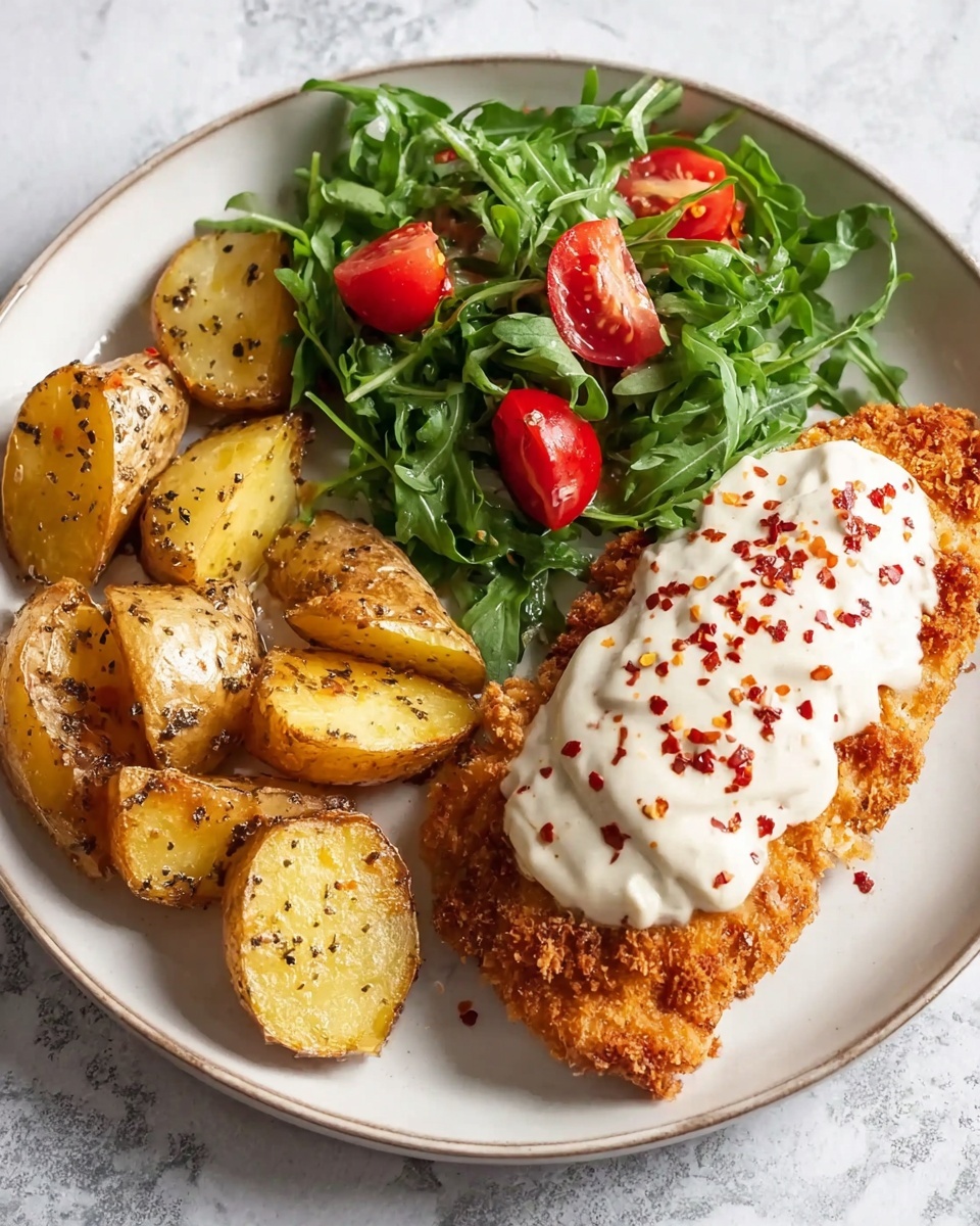 Crispy Hot Honey Feta Chicken Recipe - Recipe Image