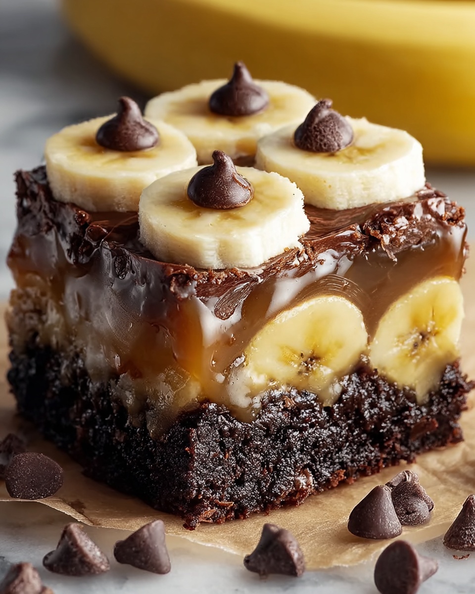 Banana Bread Brownies Recipe - Recipe Image