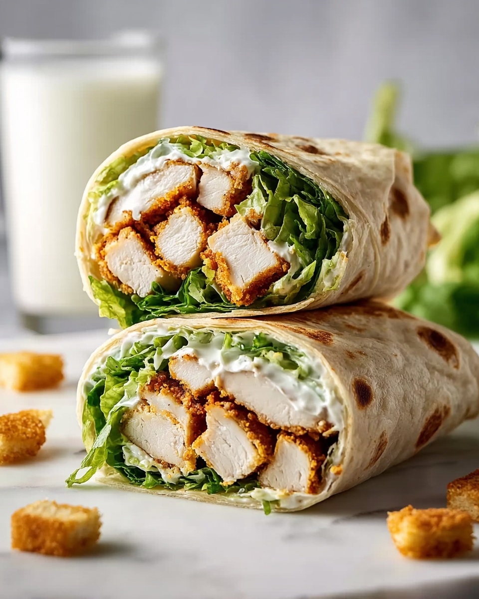 Chicken Caesar Wraps Recipe - Recipe Image