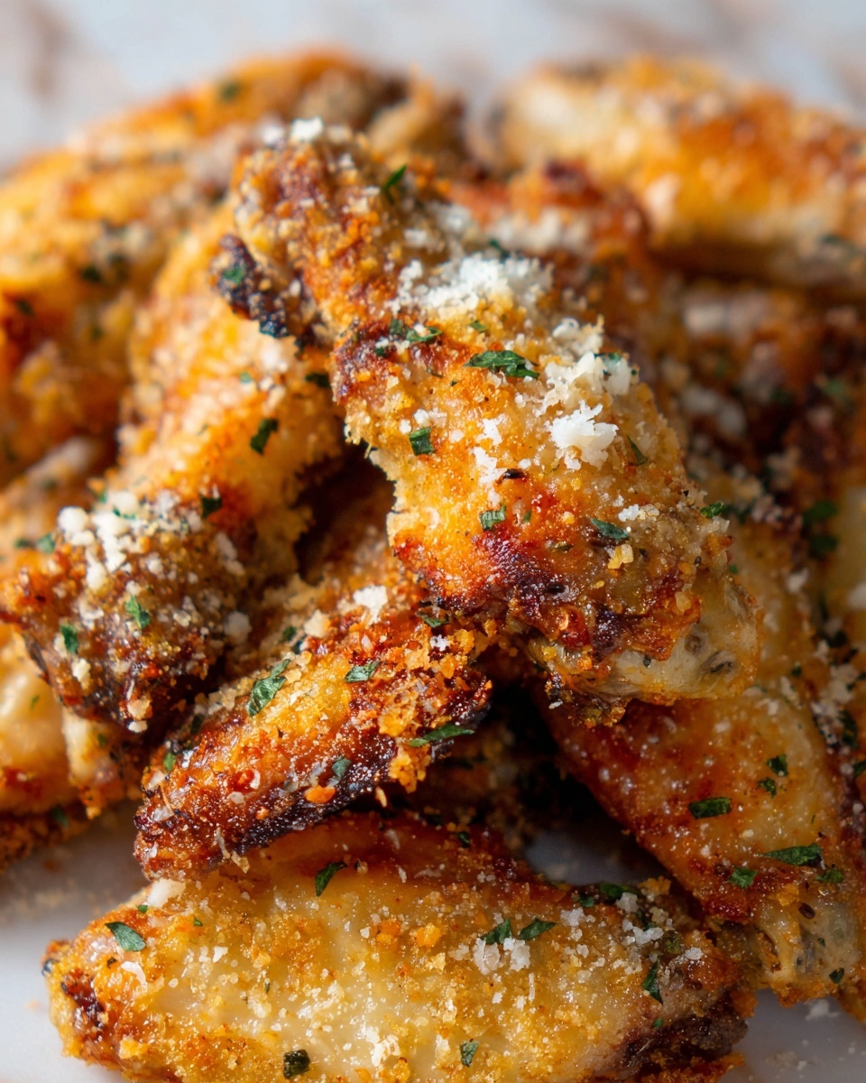 Crispy Garlic Parmesan Wings Recipe - Recipe Image