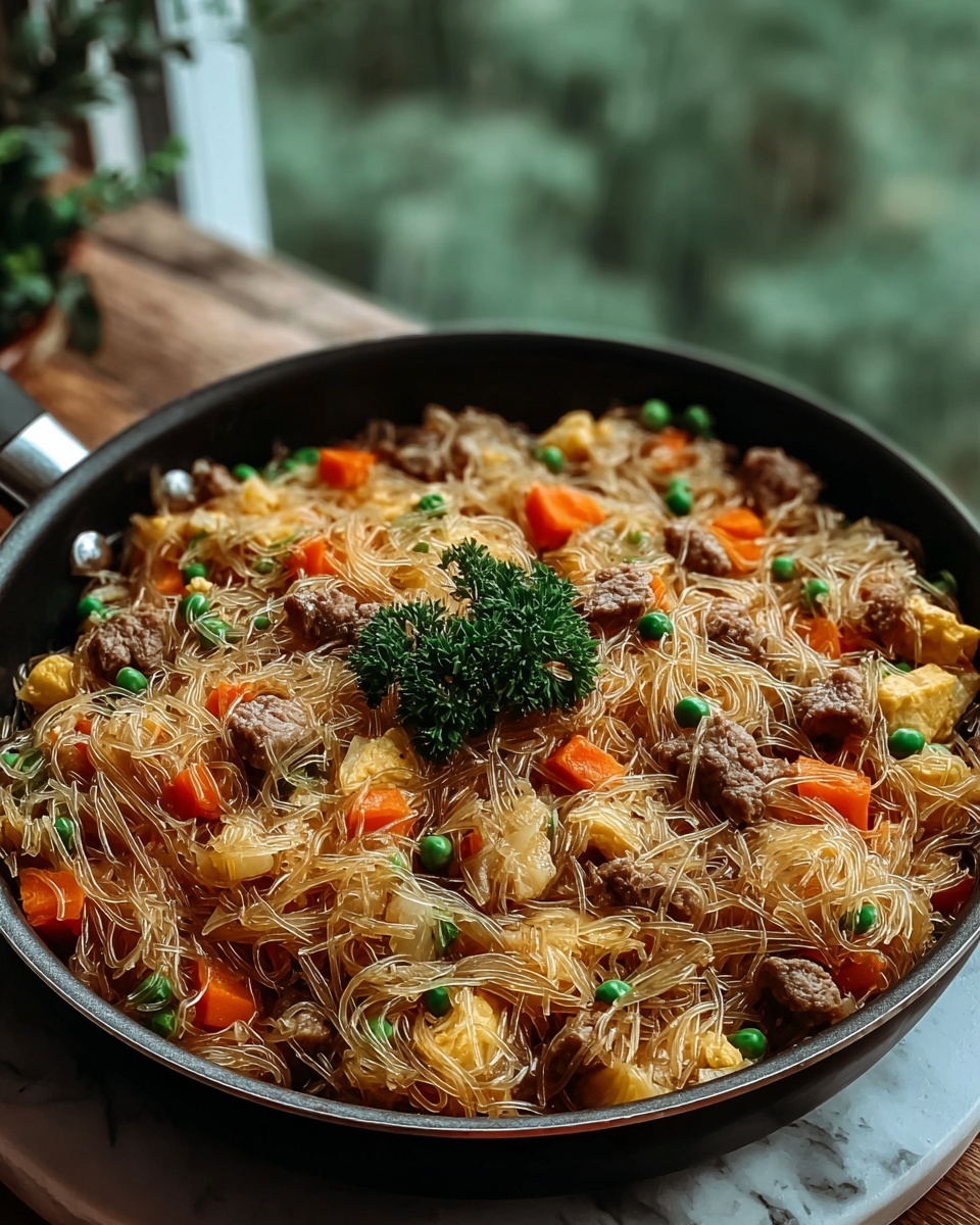 Filipino Pancit With Beef Recipe - Recipe Image