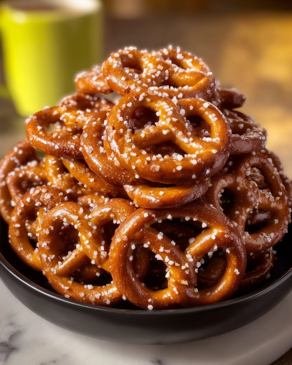 Butter Toffee Pretzel Clusters Recipe - Recipe Image