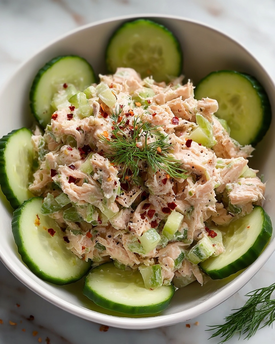 Cucumber Tuna Salad Recipe - Recipe Image