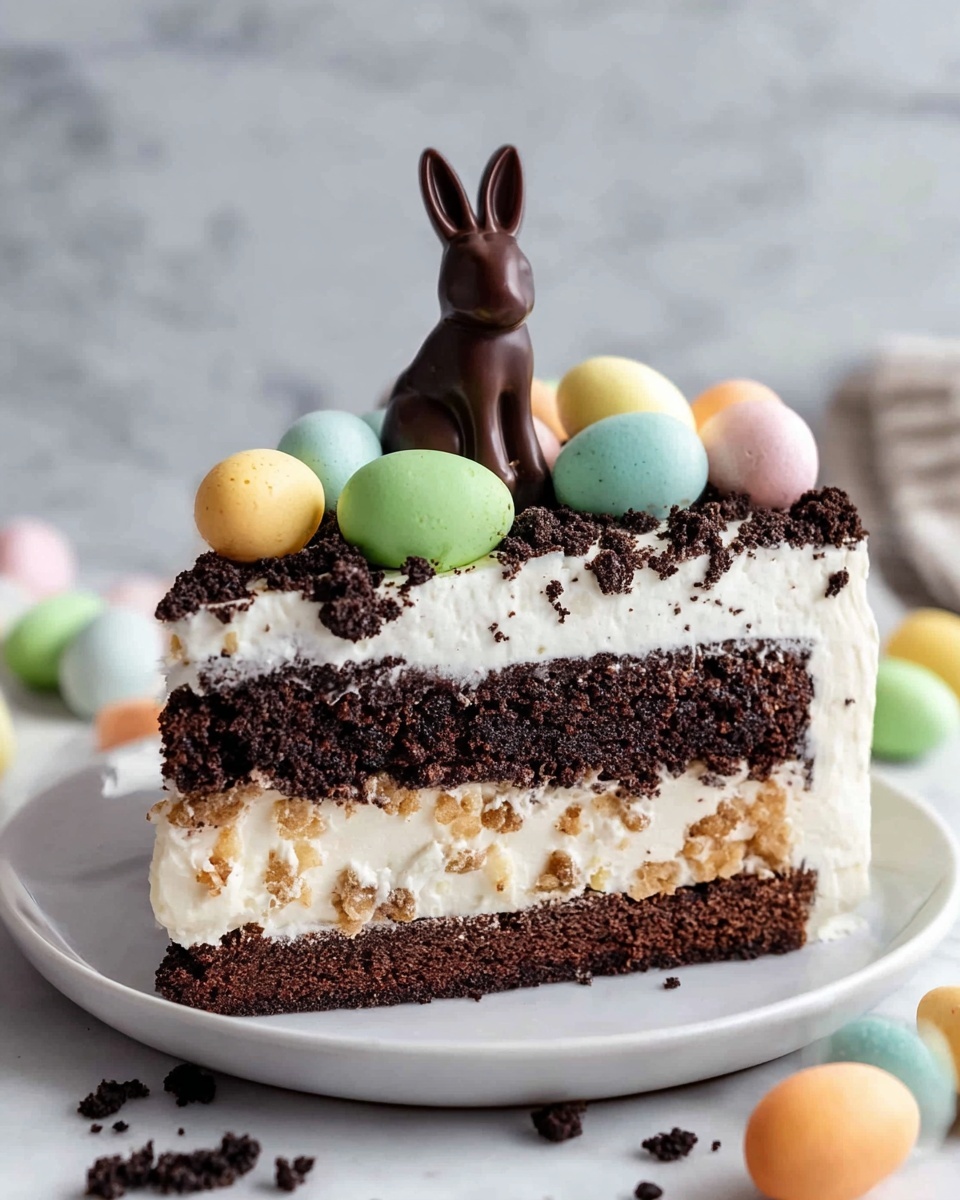 Easter Bunny Dirt Cake Recipe - Recipe Image