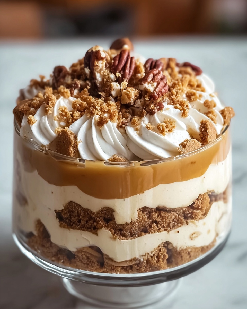 Maple Pecan & Pumpkin Cheesecake Trifle Recipe - Recipe Image