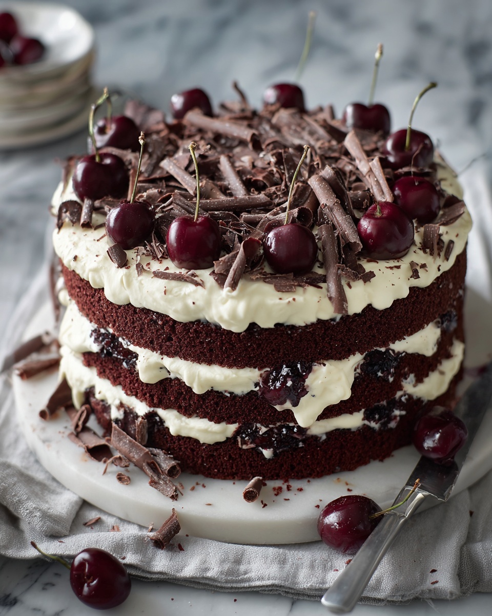 Chocolate & Cherry Delight Recipe - Recipe Image