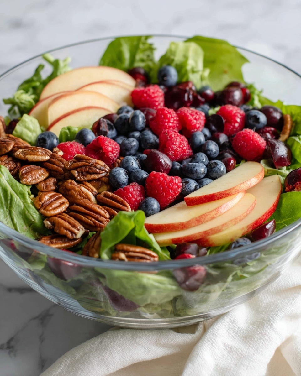 Mixed Green Salad with Berries and Poppy Seed Dressing Recipe - Recipe Image