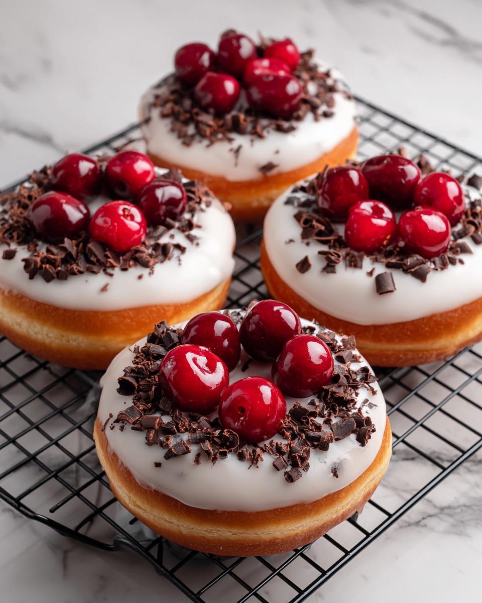 Black Forest Doughnuts Recipe - Recipe Image