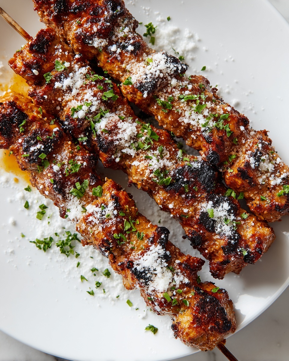 Ranch Garlic Parmesan Chicken Skewers Recipe - Recipe Image