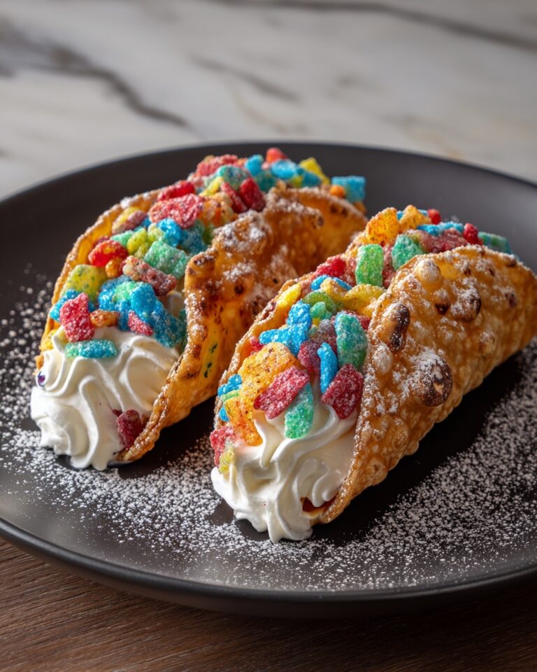 Fruity Pebbles Cheesecake Tacos Recipe