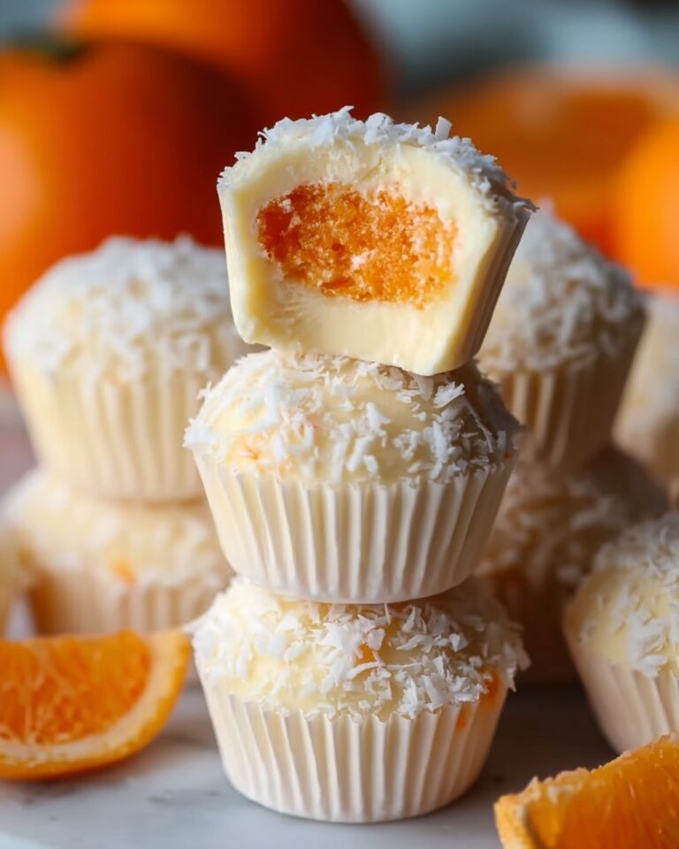 No-Bake Orange Creamsicle Truffles Recipe