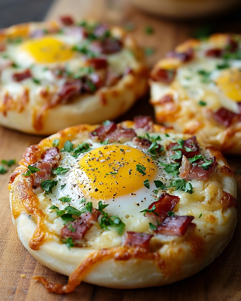 English Muffin Breakfast Pizza Recipe - Recipe Image