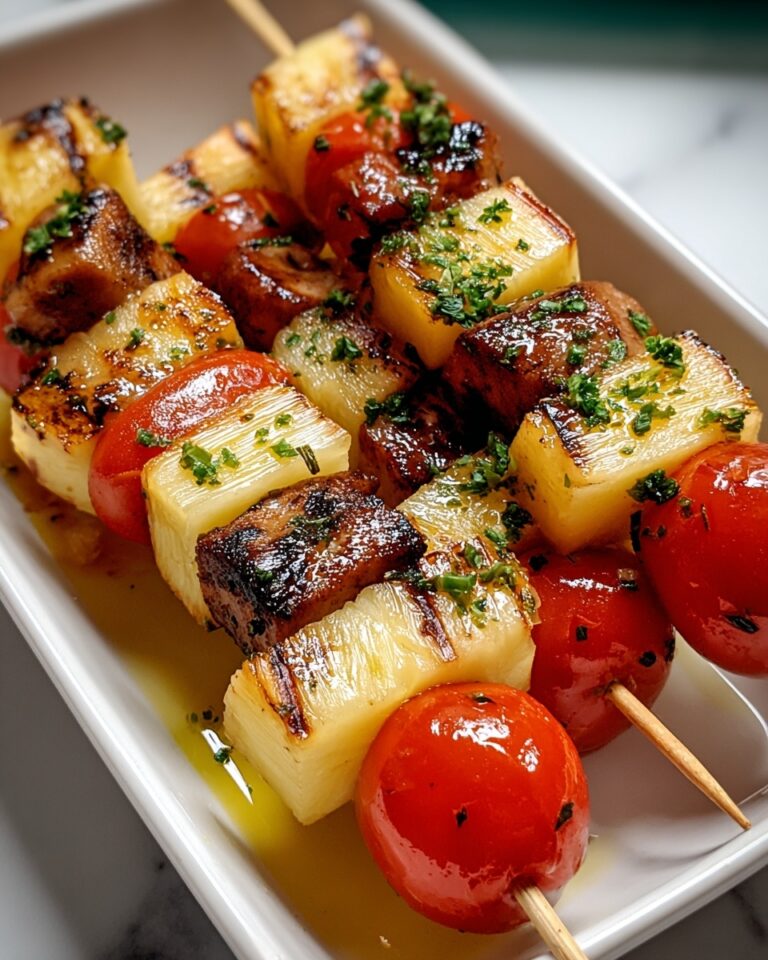 Cold Chicken-Cheese Kabobs Recipe