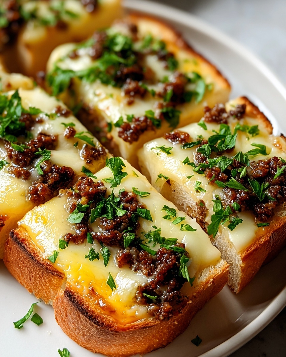 Garlic Philly Cheesesteak Bread Recipe - Recipe Image