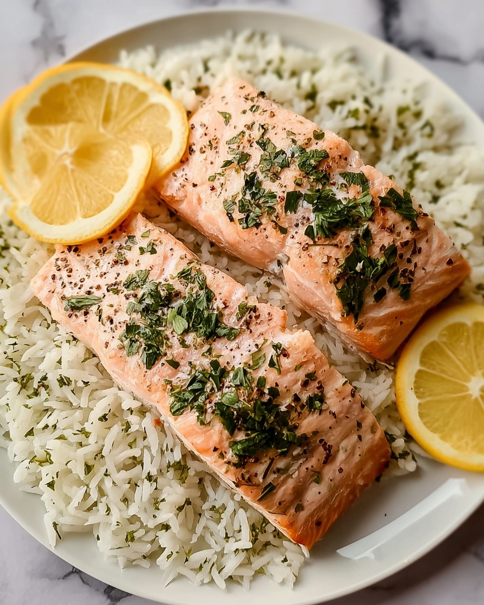 Butter Herb Instant Pot Salmon Recipe - Recipe Image