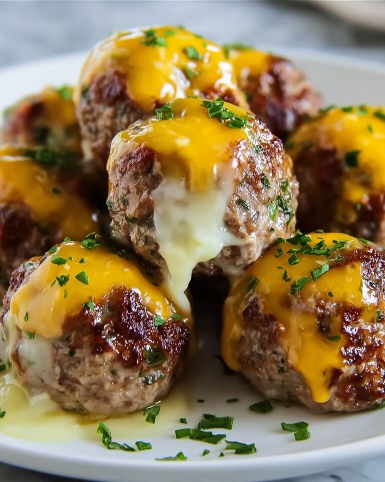 Cheese-Stuffed Meatballs Recipe