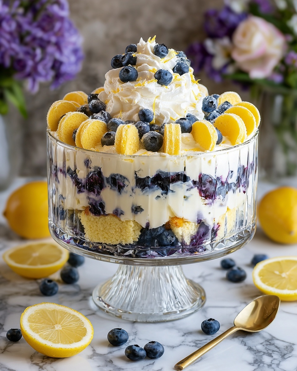 Lemon Blueberry Trifle Recipe - Recipe Image
