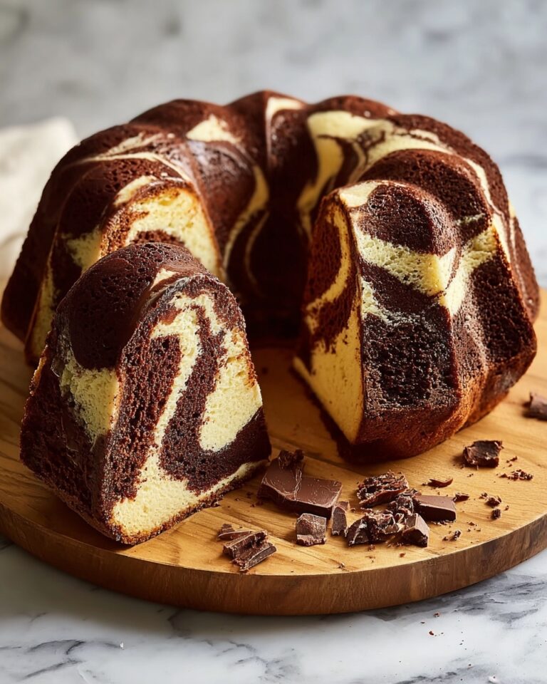 Double Chocolate Ricotta Marble Cake Recipe