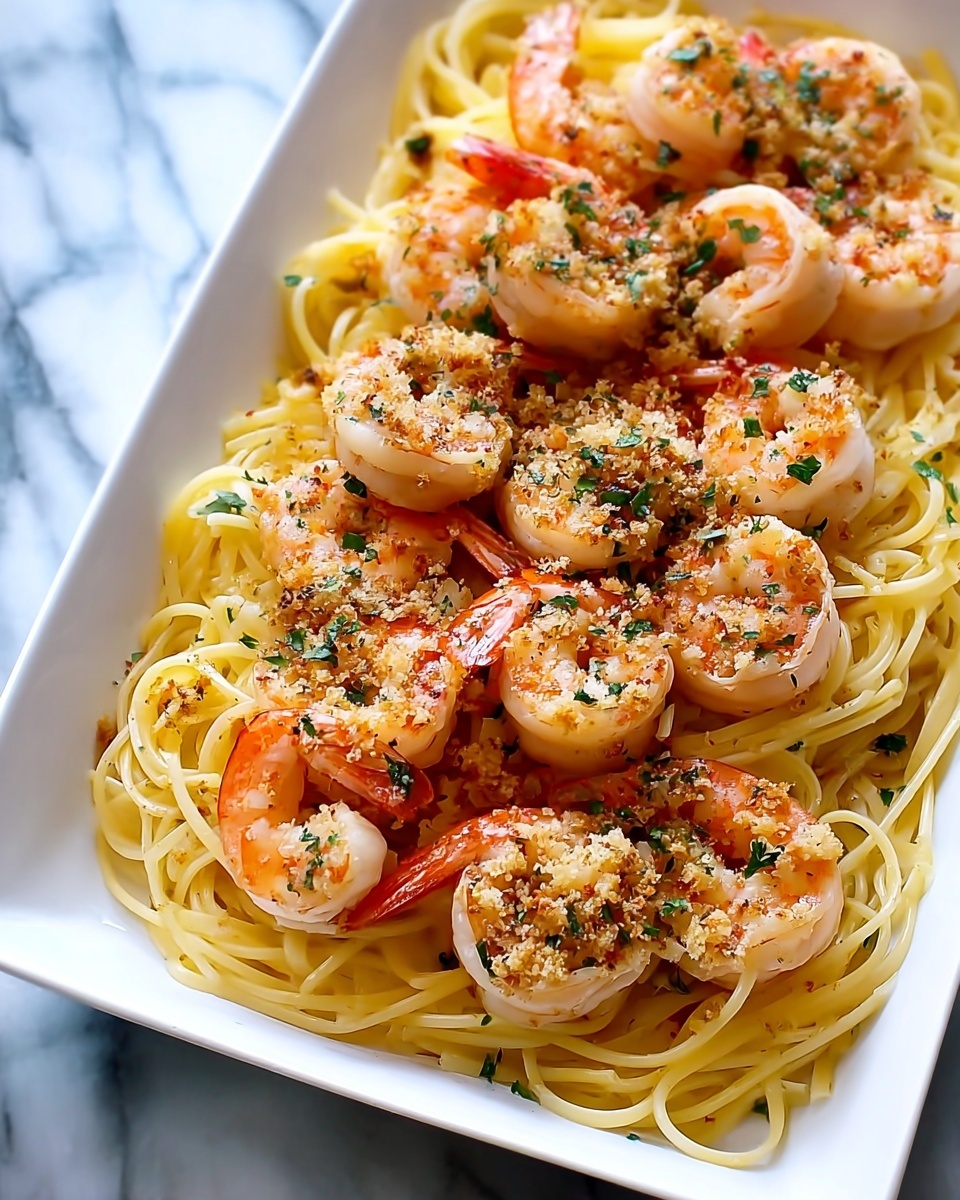 Baked Shrimp Scampi Recipe - Recipe Image