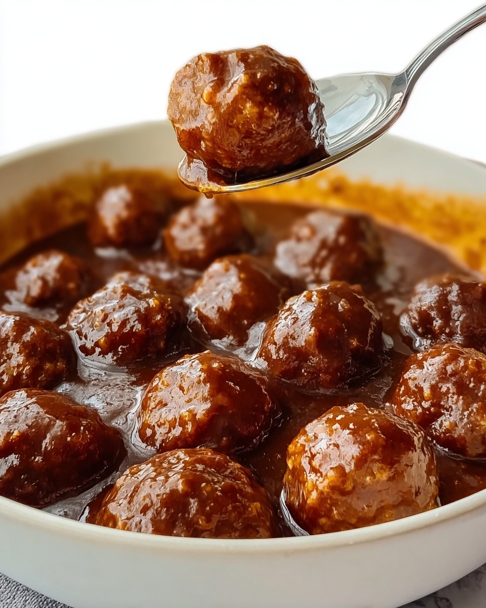 Honey Garlic Meatballs Recipe - Recipe Image