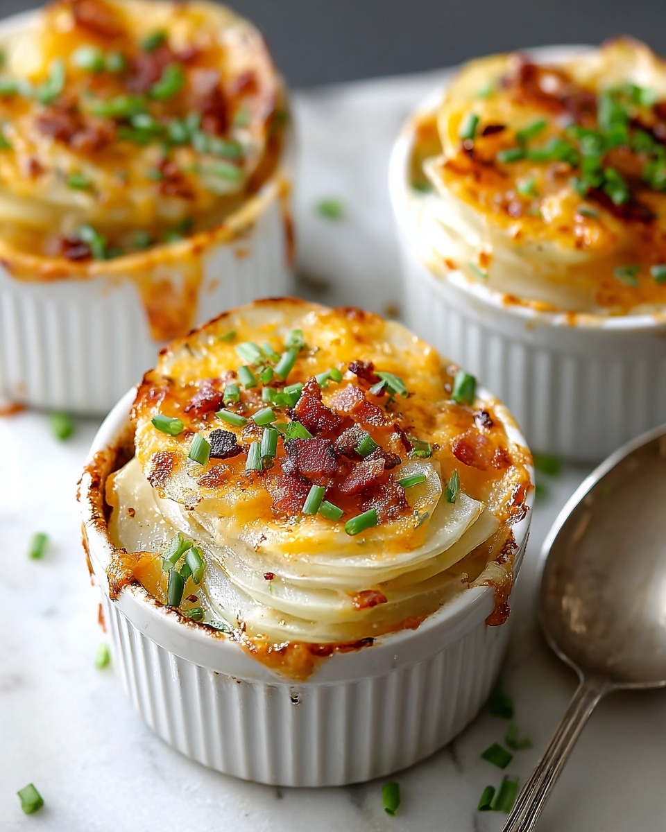Personalized Cheesy Potato Casseroles Recipe - Recipe Image