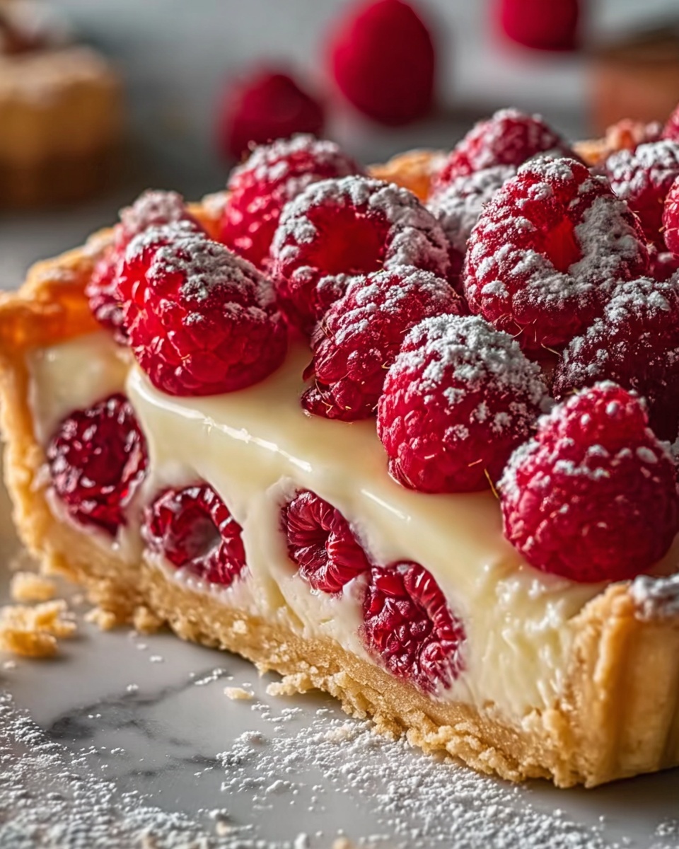 Lemon Raspberry Pie Recipe - Recipe Image
