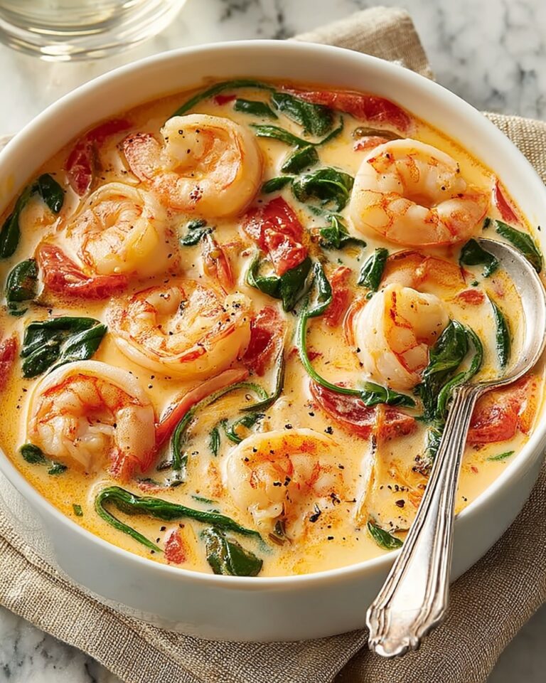 Best Creamy Shrimp Tuscan Fettuccine Recipe