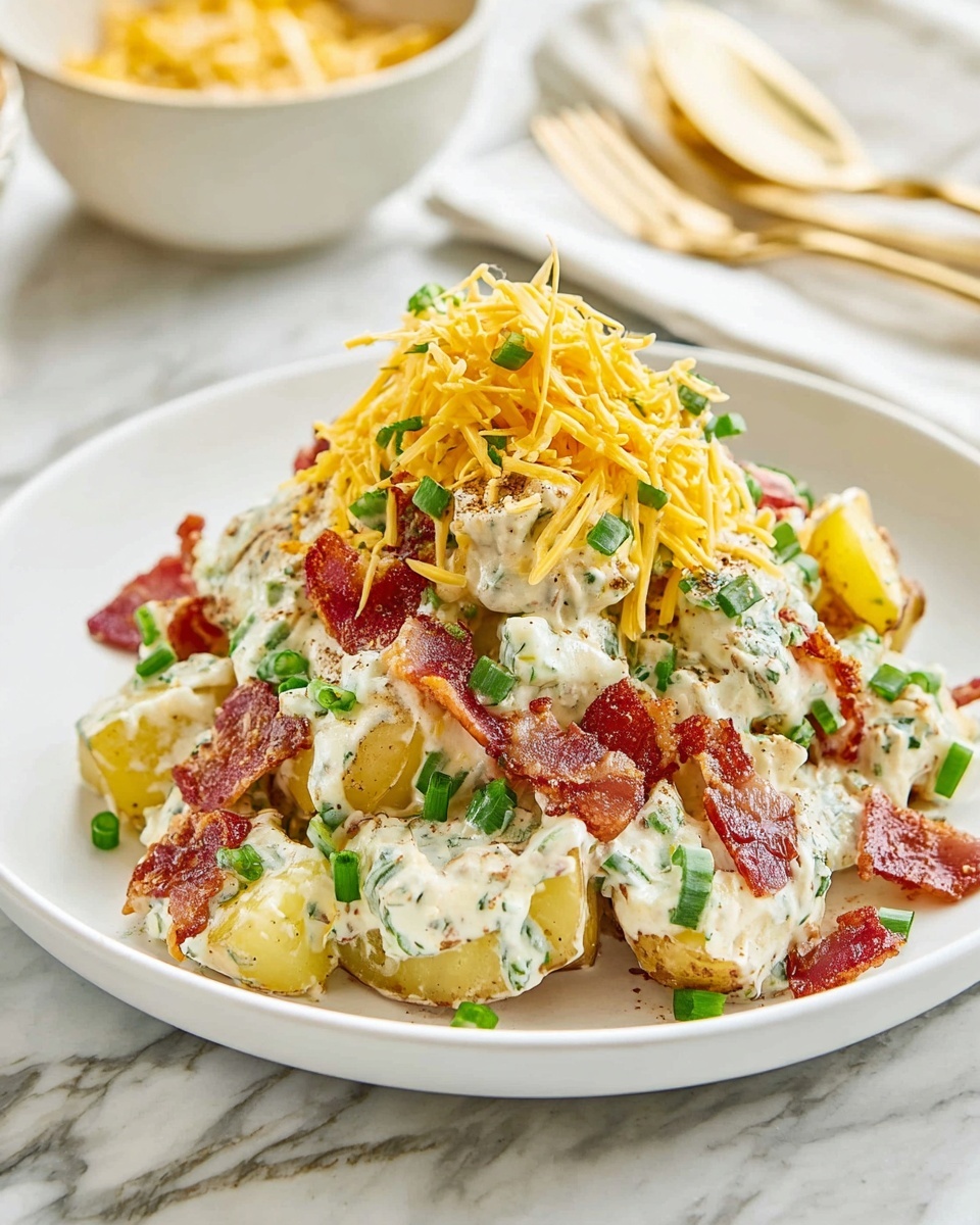 Loaded Baked Potato Salad Recipe - Recipe Image