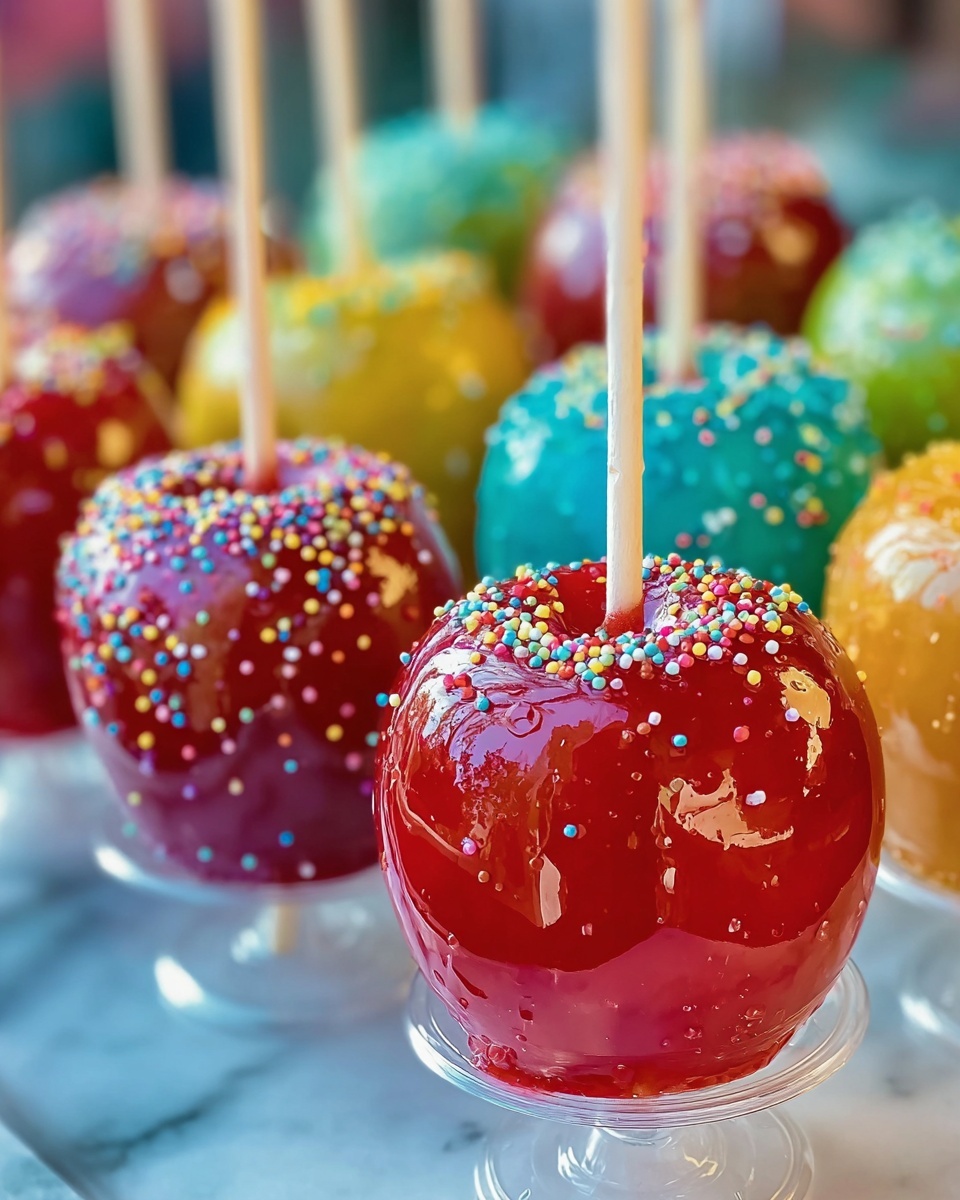 Jolly Rancher Candy Apples Recipe - Recipe Image