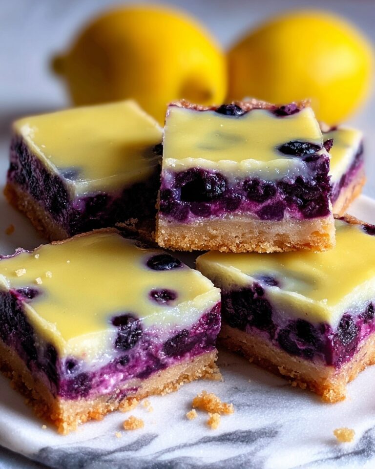 Lemon Blueberry Bars Recipe