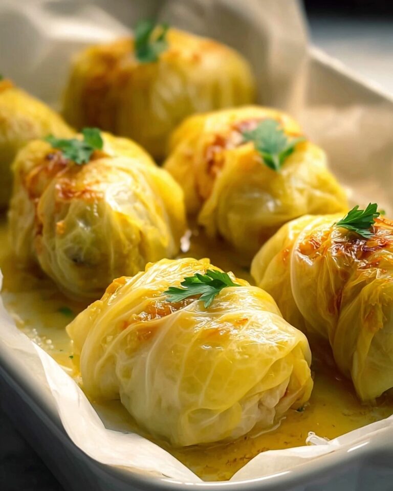 Stuffed Cabbage Rolls in Tomato Sauce Recipe