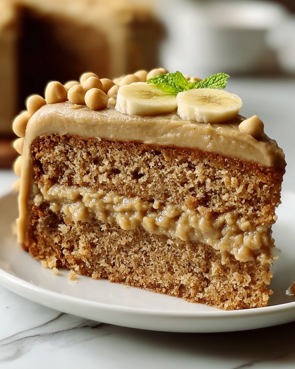 Peanut Butter Banana Cake Recipe - Recipe Image