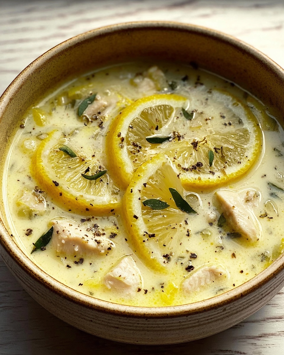 Avgolemono (Greek Egg and Lemon Soup) Recipe - Recipe Image