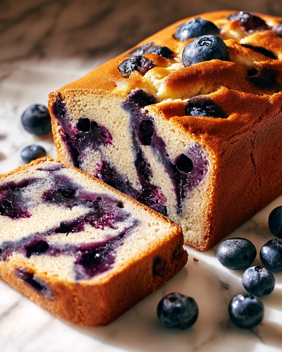 Blueberry Cream Cheese Bread Recipe - Recipe Image
