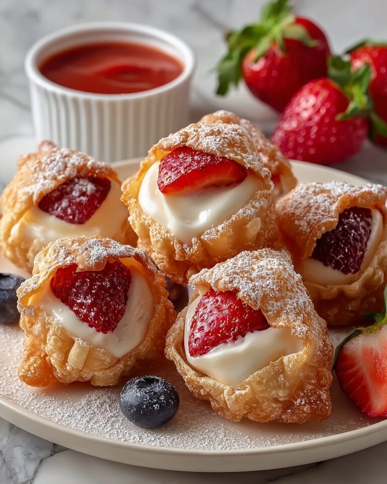 Deep Fried Strawberry Cheesecake Recipe
