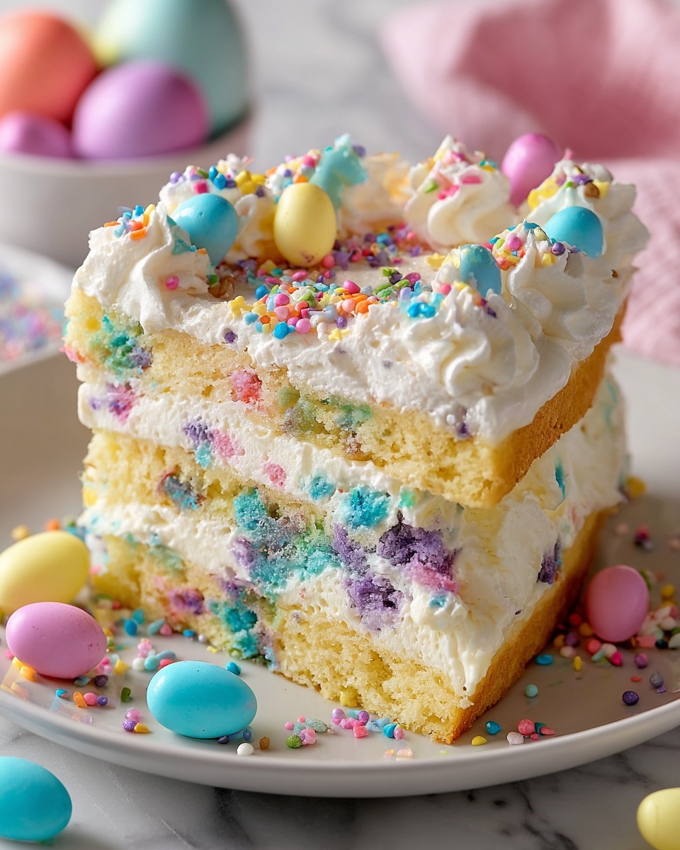 Easter Poke Cake Recipe - Recipe Image