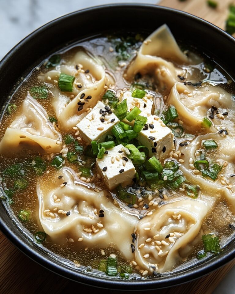 Homemade Wonton Soup Recipe