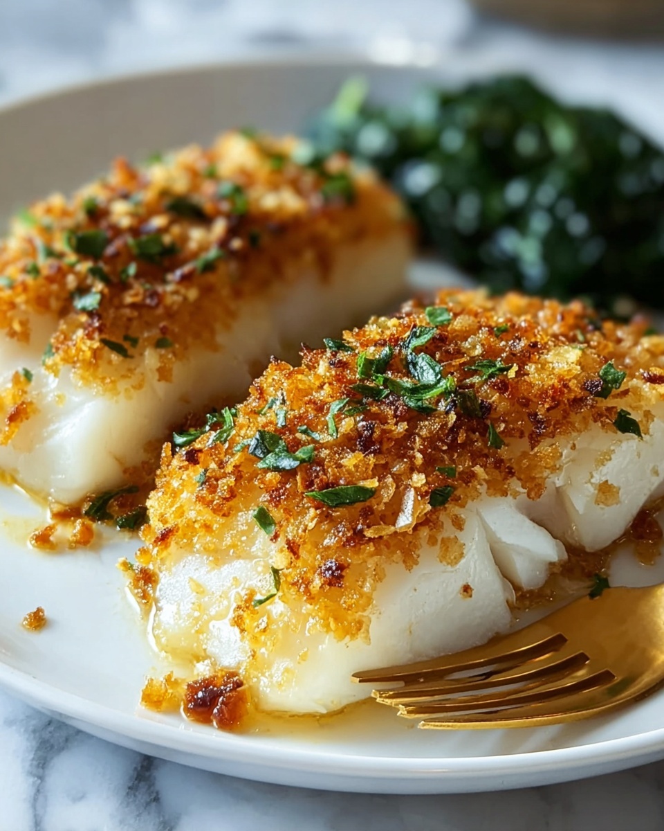 Baked Parmesan Crusted Cod Recipe - Recipe Image