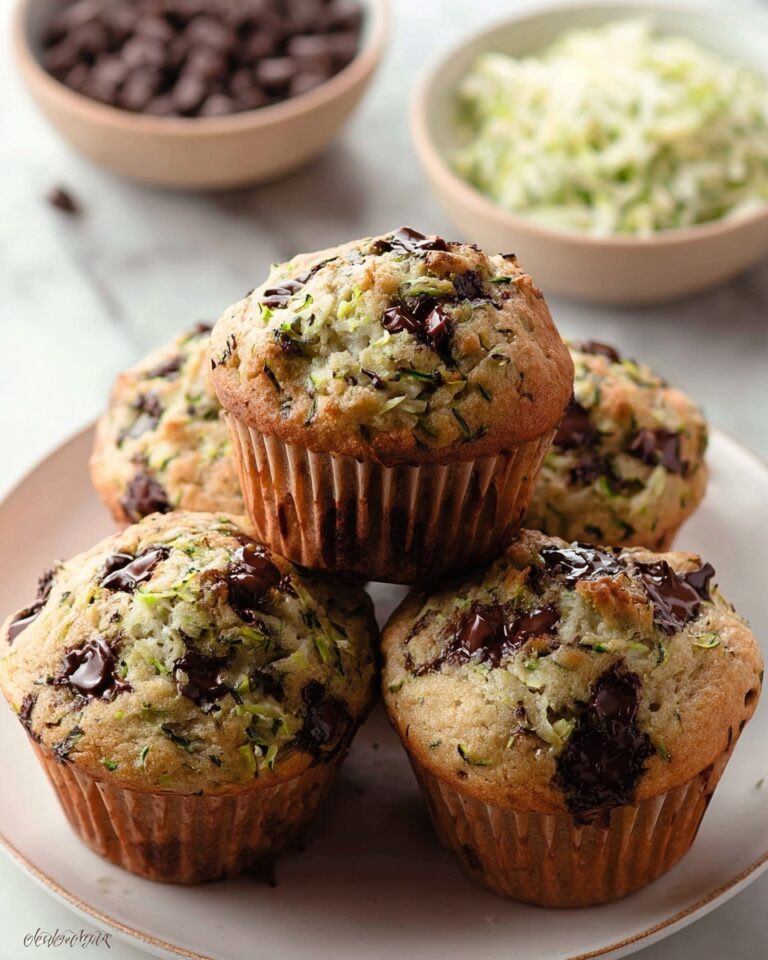 Chocolate Chip Zucchini Muffins Recipe