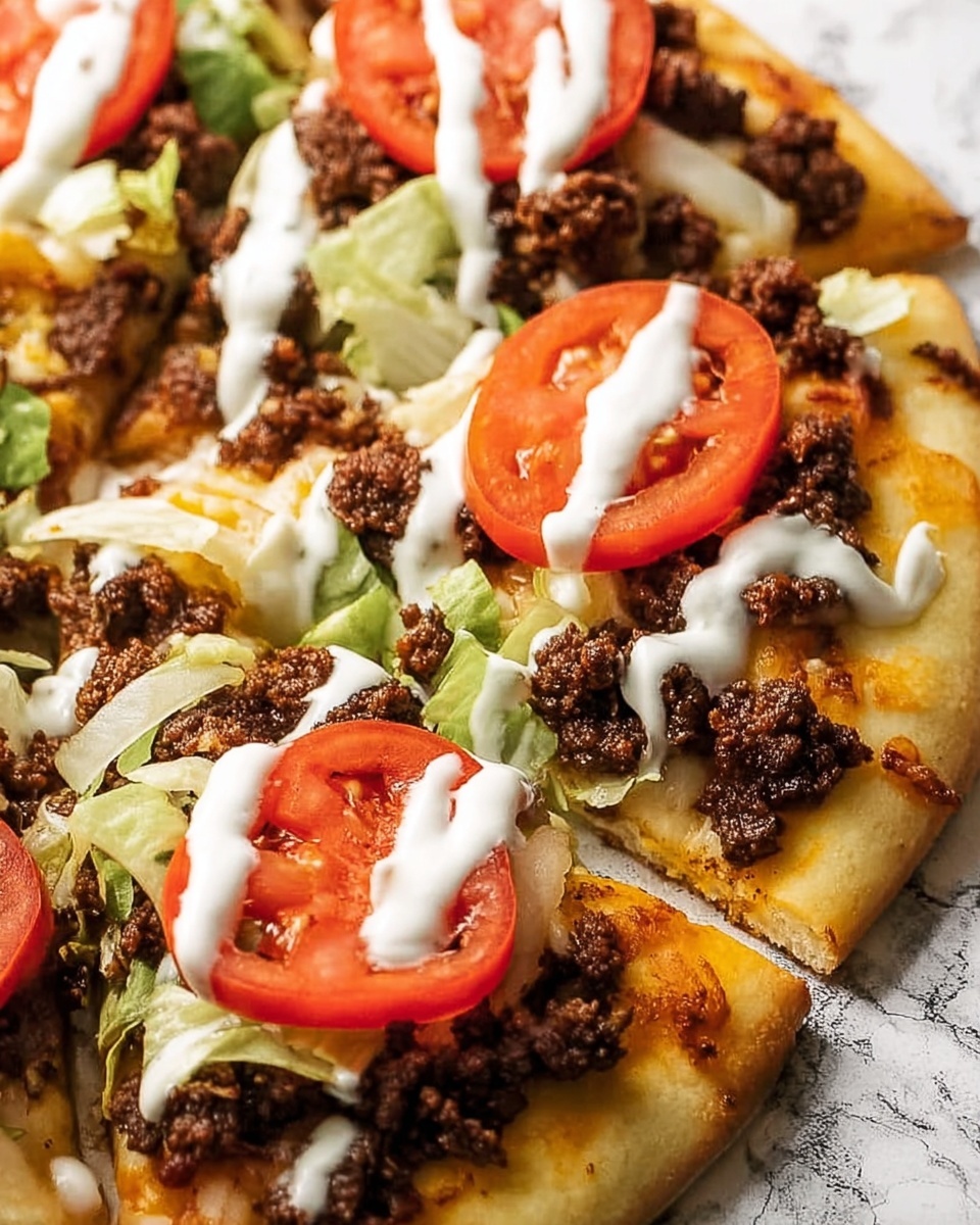Taco Pizza Recipe - Recipe Image
