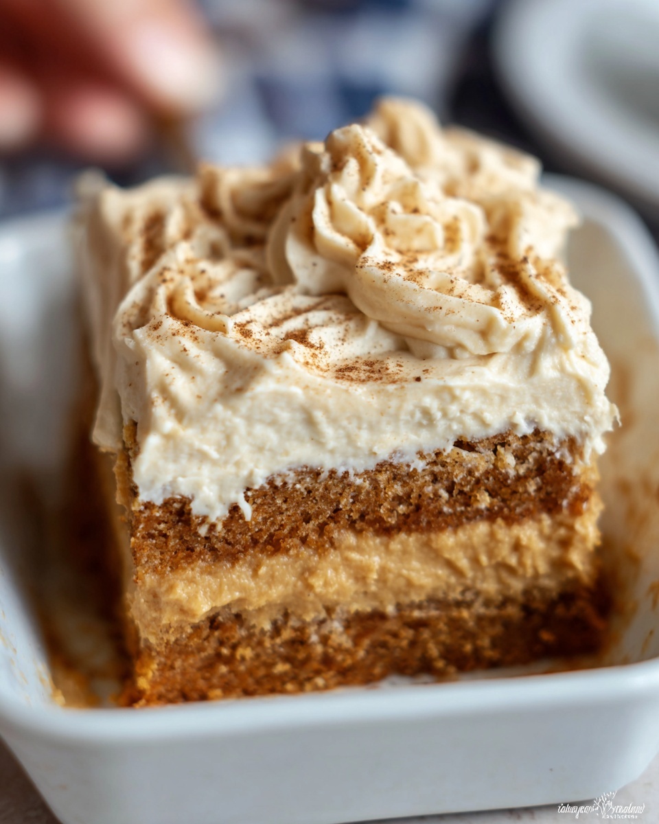 Applesauce Cake with Cinnamon Cream Cheese Frosting Recipe - Recipe Image